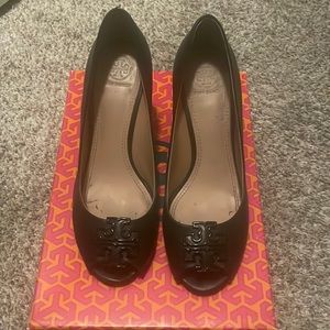 Tory Burch peep toed wedge - Melinda